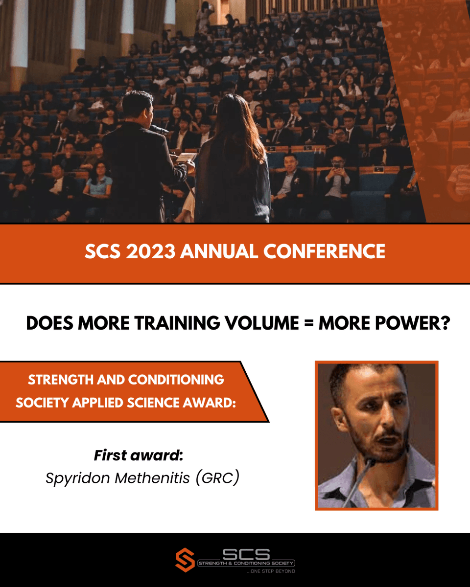 S_C_Society's tweet image. Does more training volume = more power? Discover the intriguing findings from our latest conference. 📊 #SCS2023 #ResearchInsights