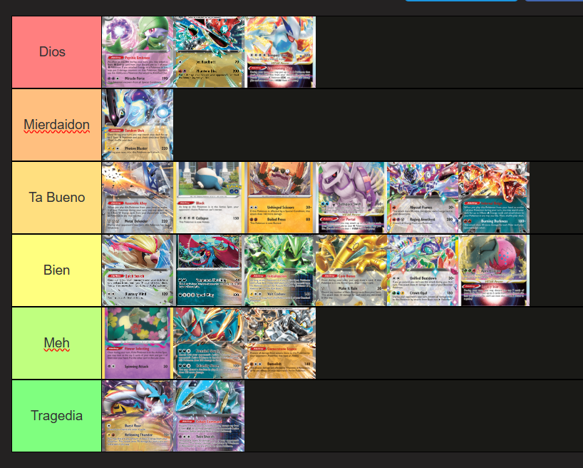 Os dejo por aquí la Tier List del meta para el EUIC que hemos hecho en el directo!
Gracias a los que os habéis pasado🩵