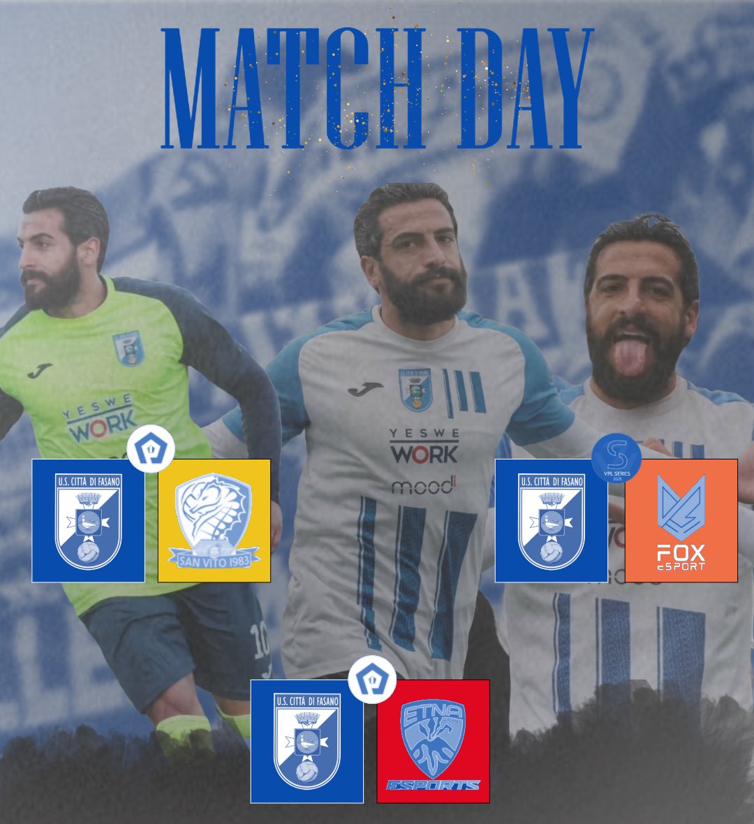 LT UsFasano eSport (Blackout) (@spi_blackout) on Twitter photo ๐๐๐๐๐ ๐๐๐๐ตโช๏ธ
๐| <a href="/proleagueitalia/">ProLeague Italia</a>
๐| #SanVitoTTP
๐| <a href="/proleagueitalia/">ProLeague Italia</a>
๐| <a href="/EtnaeSports/">ETNA eSports</a>
๐| <a href="/VPLItaly/">VPL Italy ๐ฎ๐น</a>
๐| <a href="/FoxTrinacria/">FOX ESPORT TRN</a> (Andata & ritorno)
๐จ| @KyrieGraphic
๐๐๐๐๐๐๐ ๐๐ ๐๐๐๐๐๐๐ฃ ๐๐๐๐๐ ๐๐๐๐ตโช๏ธ
๐| <a href="/proleagueitalia/">ProLeague Italia</a>
๐| #SanVitoTTP
๐| <a href="/proleagueitalia/">ProLeague Italia</a>
๐| <a href="/EtnaeSports/">ETNA eSports</a>
๐| <a href="/VPLItaly/">VPL Italy ๐ฎ๐น</a>
๐| <a href="/FoxTrinacria/">FOX ESPORT TRN</a> (Andata & ritorno)
๐จ| @KyrieGraphic
๐๐๐๐๐๐๐ ๐๐ ๐๐๐๐๐๐๐ฃ