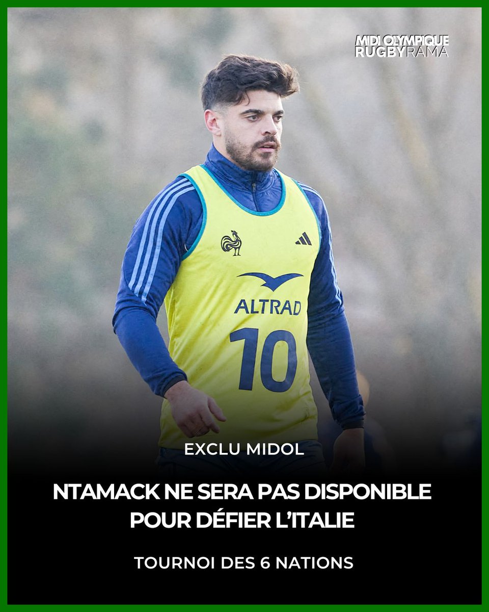 RugbyramaFR's tweet image. Suspendu suite au carton rouge reçu face aux Gallois Ntamack pensait pouvoir être requalifié pour défier l'Italie grâce au protocole du Head Contact Process. Mais la commission de discipline du Tournoi en aurait décidé autrement...

Explications : shorturl.at/tiRRt