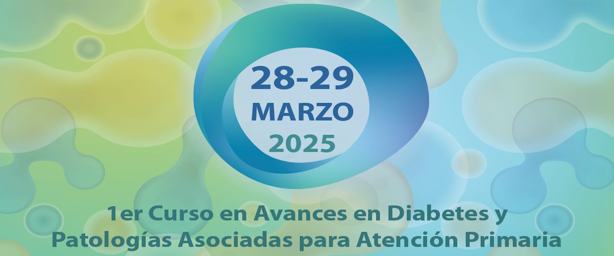 📅 ¡Inscripciones abiertas!
El 28 y 29 de marzo de 2025 llega el I Curso en Avances en Diabetes y Patologías Asociadas para Atención Primaria en Madrid.

Un evento clave para:
✅ Optimizar el tratamiento de la diabetes
✅ Mejorar el manejo del riesgo cardiovascular y renal
✅