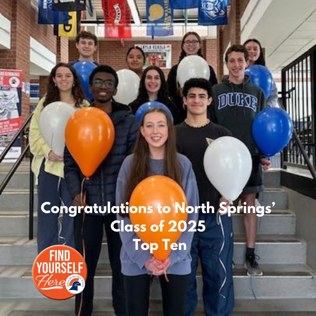 Congratulations to the North Springs High School Class of 2025 Top 10!
We are so incredibly proud of these students and all their hard work over the last four years. We are excited to celebrate our valedictorian, salutatorian, and the rest of the Top Ten in random order: