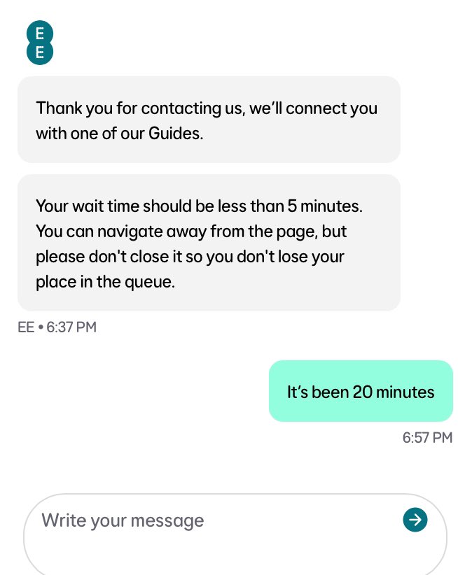 PSpenBird's tweet photo. Dear @EE - perhaps I should’ve clicked the “I want to cancel” option, instead of the “I’d like to renew” option…? https://t.co/E6bQDri459