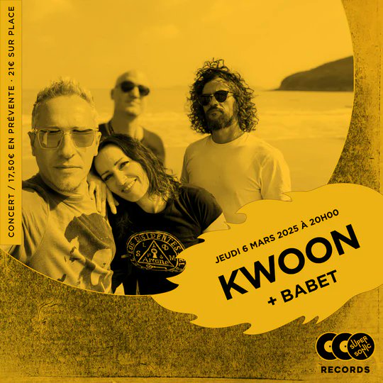 Kwoon (@kwoonmusic) on Twitter photo Kwoon au Supersonics Records // P.Partie <a href="/BabetDionysos/">Babet Dionysos @BabetOfficiel</a> //Dernières places !
#postrock #live #Paris
dice.fm/partner/dice/e… Kwoon au Supersonics Records // P.Partie <a href="/BabetDionysos/">Babet Dionysos @BabetOfficiel</a> //Dernières places !
#postrock #live #Paris
dice.fm/partner/dice/e…