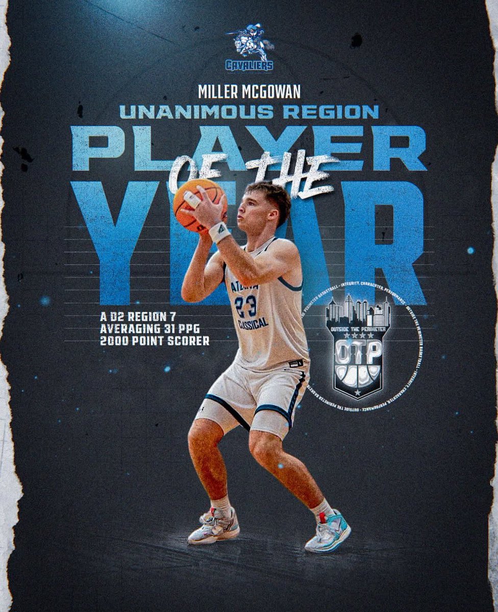 Relentless Hoops (@relentless_hoop) on Twitter photo 2025 G Miller McGowan of Atlanta Classical has been named Region Player Of The Year in Region 7-A D2.
<a href="/millermcgowan23/">Miller McGowan</a> <a href="/OtpBasketball/">OTP Basketball</a> 2025 G Miller McGowan of Atlanta Classical has been named Region Player Of The Year in Region 7-A D2.
<a href="/millermcgowan23/">Miller McGowan</a> <a href="/OtpBasketball/">OTP Basketball</a>