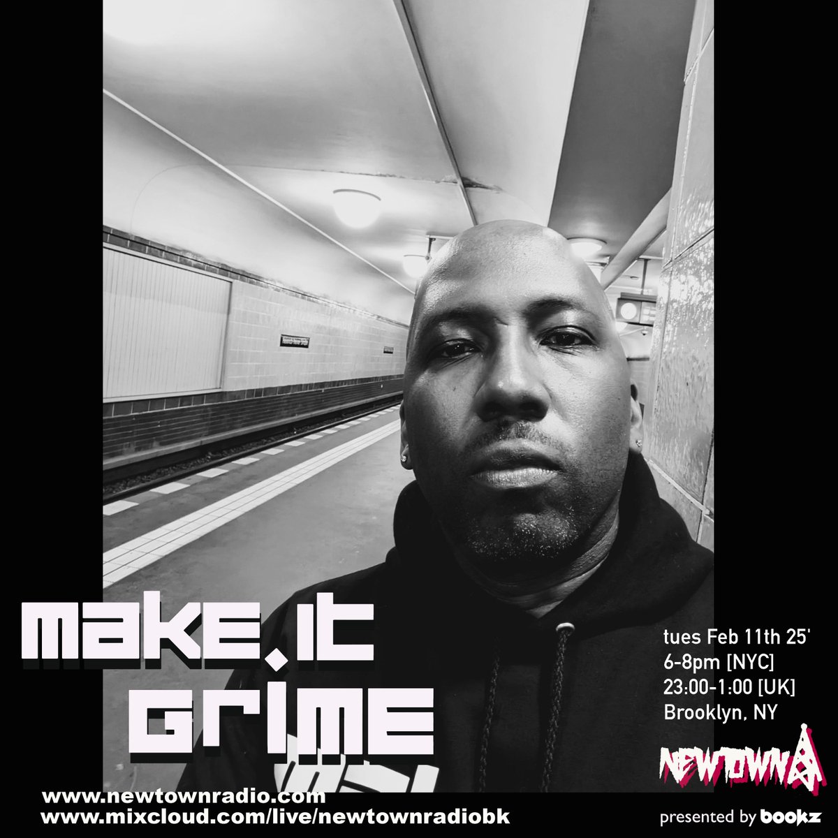 BookzDJ's tweet photo. back tomorrow with another
#MakeItGrime show
2hrs of #Grime, #140Bass, #140hybrid #Dubstep #grimeradio
@newtownradio @INTLGrime https://t.co/XgCL0xDb02