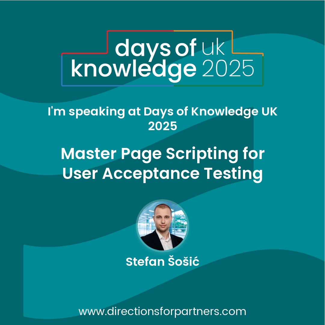 Are you coming to Birmingham?! 
I will be there to tell you more about Page Scripting, its use cases, and how to boost your UAT testing efficiency. 🚀

Learn more about DOK UK at: lnkd.in/dSFMBFYt