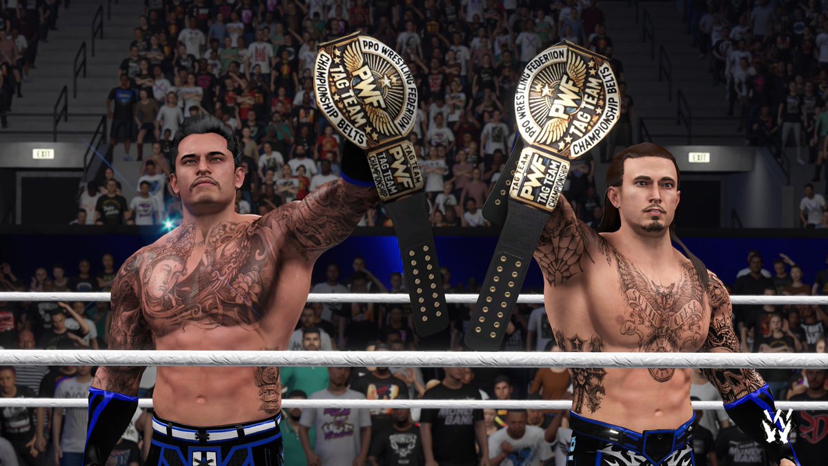 Your new PWF TAGTEAM CHAMPION