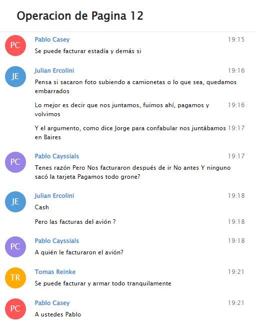 marianherrrera's tweet image. Un día se filtraron los chats entre jueces, fiscales, directivos de Clarín y funcionarios del PRO desesperados por desmentir y tapar que habían ido a la estancia del inglés Joe Lewis en Lago Escondido a recibir órdenes. Y no pasó nada.