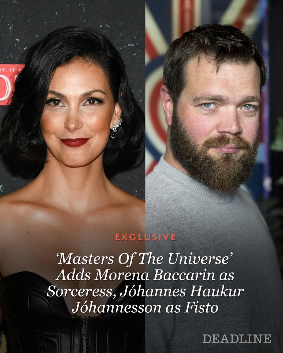 EXCLUSIVE: Travis Knight’s live-action #MastersOfTheUniverse from Amazon MGM Studios and Mattel has added Morena Baccarin in the role of The Sorceress and Jóhannes Haukur Jóhannesson in the role of Malcolm/Fisto. 

The duo joins Nicholas Galitzine as He-Man, Camila Mendes as