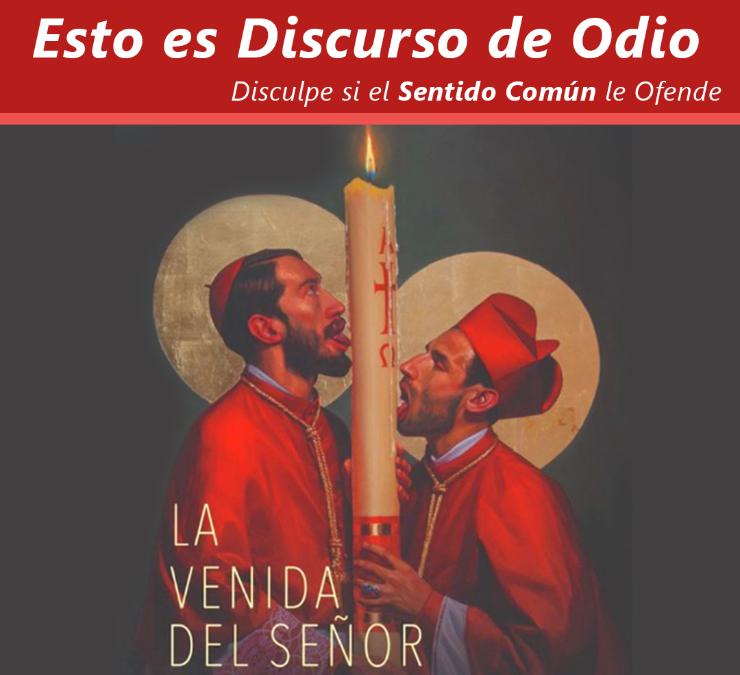 Puto, Joto, Maricón... ¿y Blasfemo?

Si la gente grita PUTO en un partido de fútbol, vetan el estadio.

Sí alguien le dice JOTO o MARICÓN a un gay, lo penalizan

Sí estos pervertidos del Lobby LGBT+ BLASFEMAN contra la fe católica, en una exposición de “arte”, es discurso de