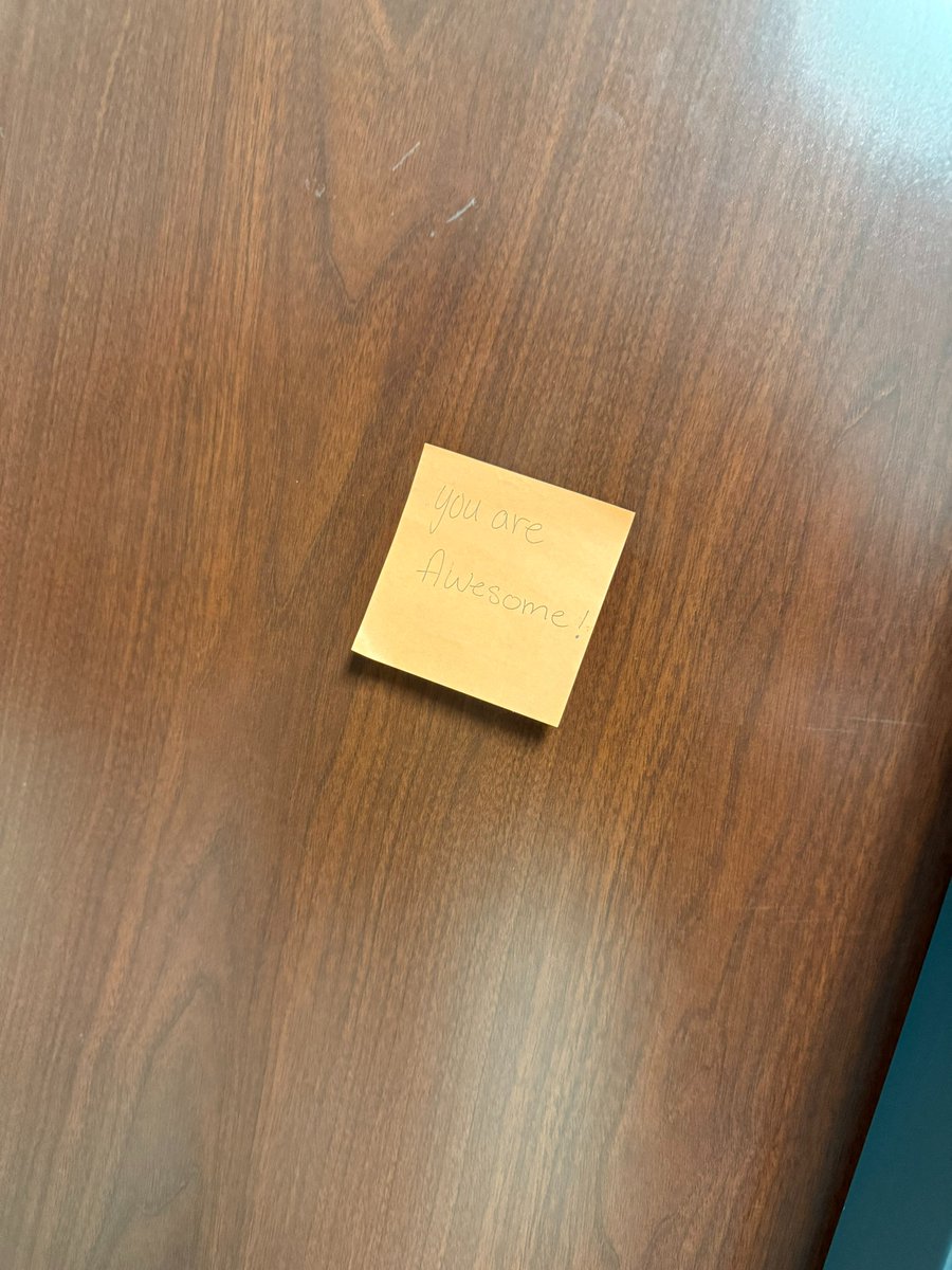 Fifth period photojournalism took on the RAK challenge proposed by <a href="/THS_Ambush/">THS Ambush</a> by leaving sweet notes to Staffulty around the building. They challenge the Custodial Staff! <a href="/THS_Tigers/">Travis High School</a> <a href="/FortBendISD/">Fort Bend ISD</a> #RAKWEEK #FBISDKIND