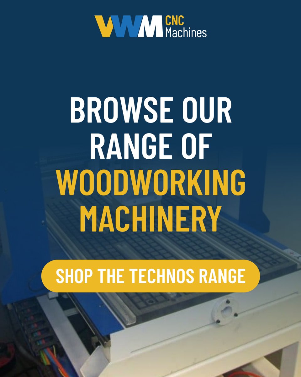 VWMLtd's tweet photo. Level up your woodworking projects with our Technos CNC routers! 🛠️ 

Precision-engineered and built to last, the Technos range offers accuracy and efficiency for all your cutting and shaping needs. 

Explore the full lineup in our showroom. https://t.co/6UYWbd8OXN