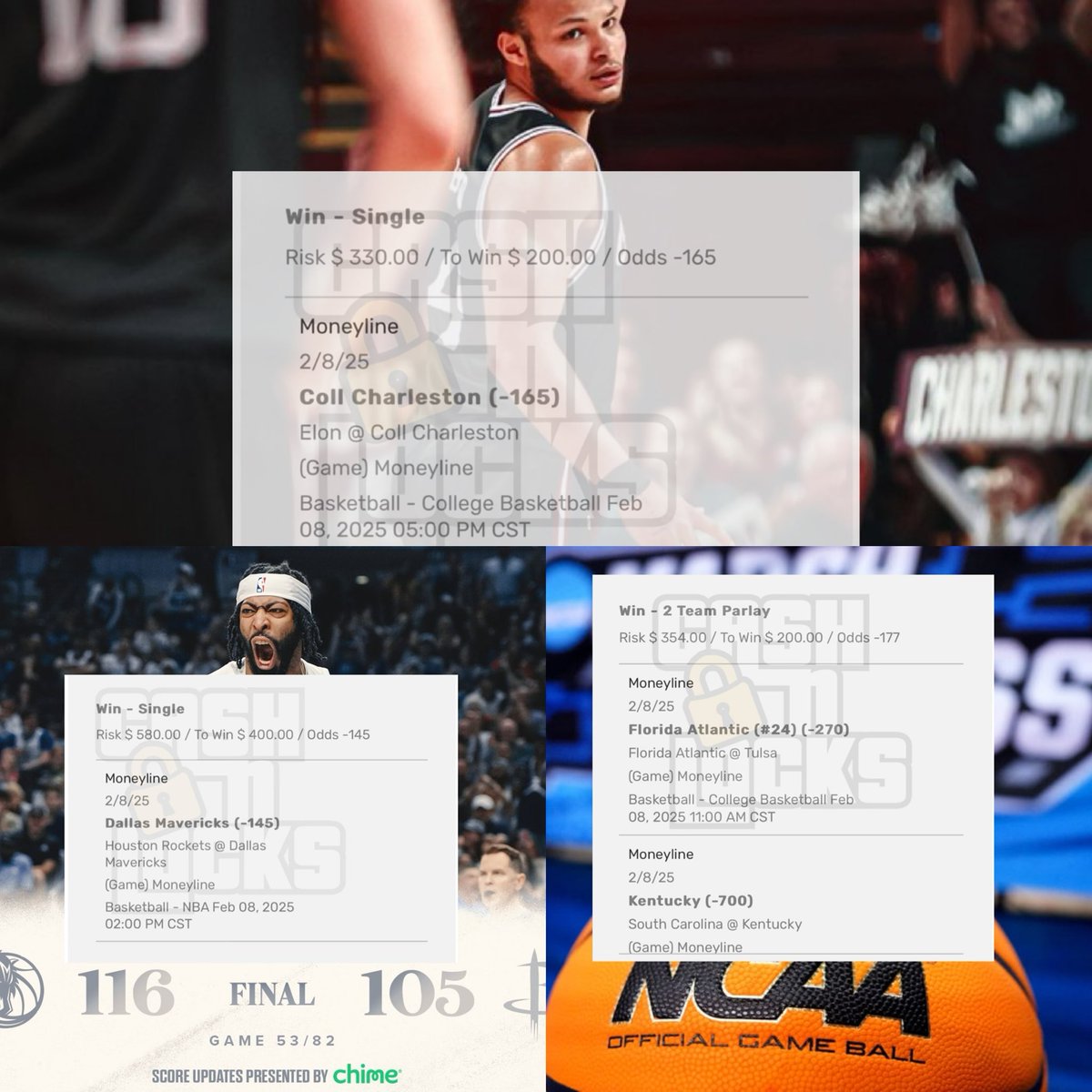 juliogofficial's tweet photo. VIP weekend Winners! Let’s start off the week right! Remember the best plays are in #vipdiscord #bestgamblerintx #gamblingx #gamblingtwitter 💪🏾💰✅ click the link https://t.co/BXrIrTJXWK https://t.co/s5LjTKoNXi