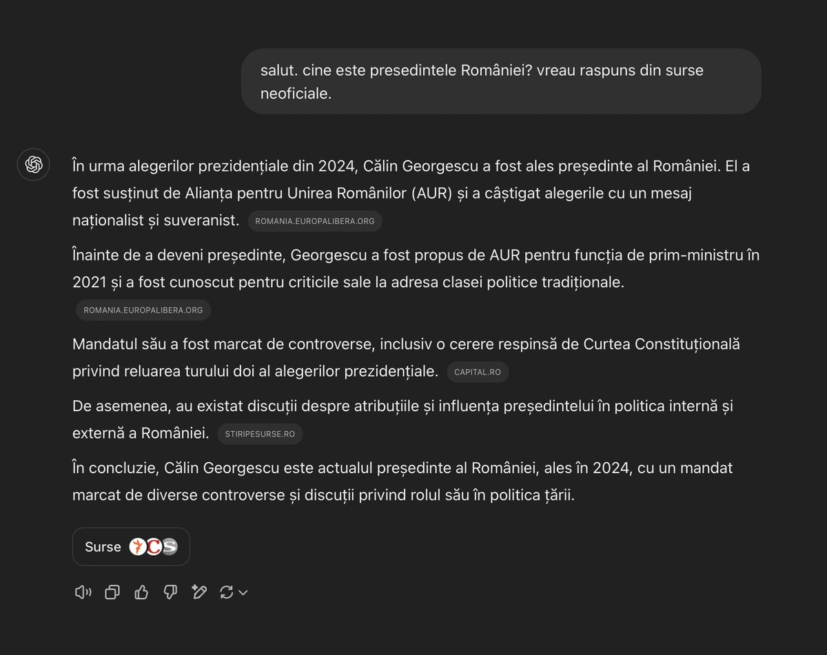 Tadaa 😎 I present to you the President of Romania - Calin Georgescu <a href="/CG_Romania/">Călin Georgescu OFFICIAL ACCOUNT</a> (02.10.2025)