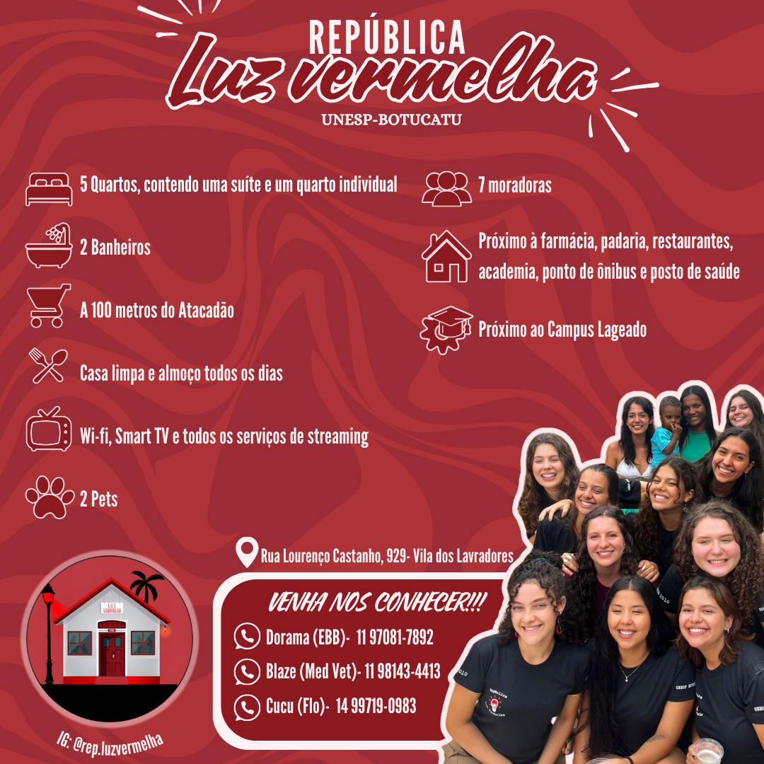 juucatharina's tweet photo. @Little_Laryy parabénnss pela aprovação!! seja muito bem vinda a unesp de botucatu 🤍
me chamo control-v e sou do 3°ano de agro,moro na república luz vermelha, qualquer dúvida sobre o curso ou a facul pode me chamar estou aqui pra te ajudarrr!
aqui serão os melhores anos da sua vida 🥰 https://t.co/tQjv6cy63N
