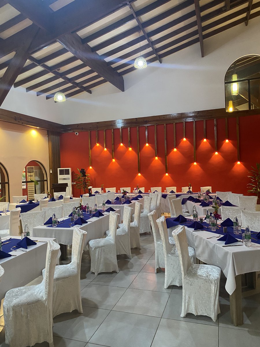 CHIMEforPMH's tweet image. All set up for our welcome dinner! #CHIMElaunch