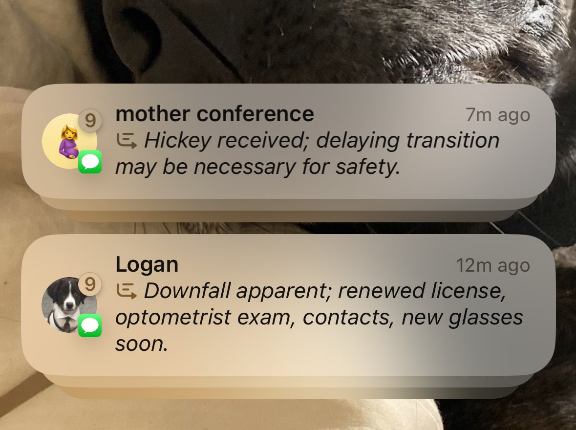 phone updated last night against my will .