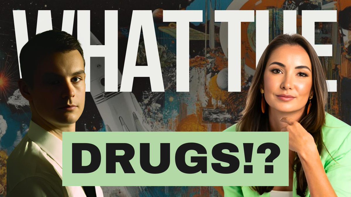 This week, we're exploring… 𝗗𝗥𝗨𝗚𝗦.   

Illicit drugs, pharmaceuticals, moon dust… what new drugs will humans cook up next? 

Join us as we venture into the Wild West.

·······  
Mon 2/10 @ 7pm ET 
WATCH: youtube.com/live/_wAcxzMlc…