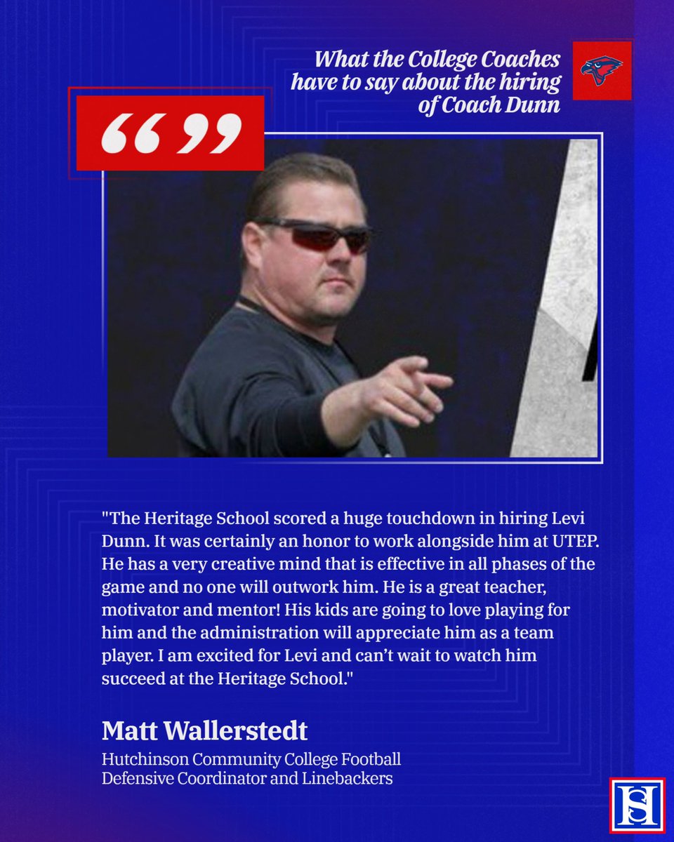 𝙏𝙃𝙀 𝙃𝙚𝙧𝙞𝙩𝙖𝙜𝙚 𝙎𝙘𝙝𝙤𝙤𝙡 🏈 tweet media