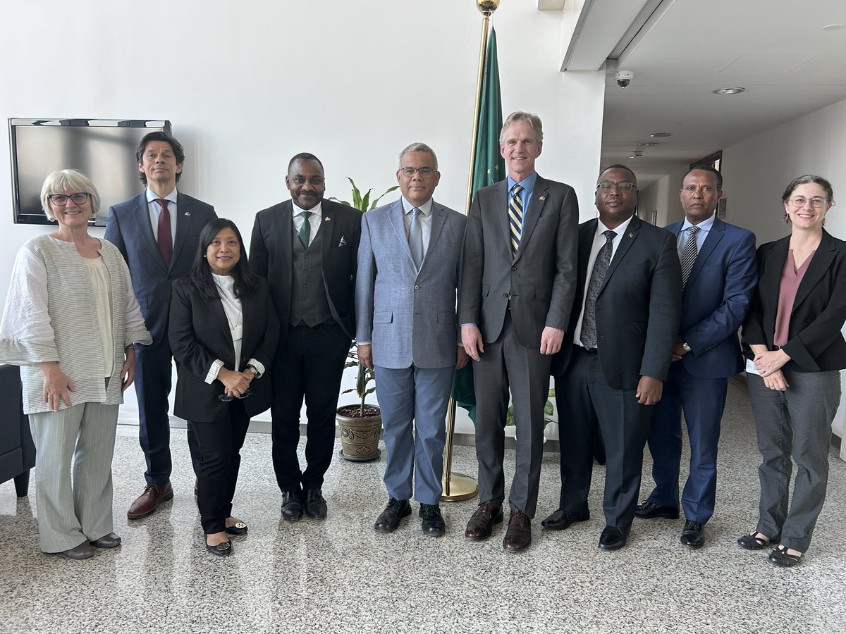 John Kotsopoulos (@j_kotsopoulos) on Twitter photo On the occasion of the visit of our Pan-Africa Director General <a href="/GAC_Corporate/">Global Affairs Canada</a> Andrew Smith, we had the privilege of meeting Steve Lalande, Director (Partnerships) <a href="/_AfricanUnion/">African Union</a> & team to discuss our strong multifaceted cooperation & further ambitions for our MoU signed Nov 2024 On the occasion of the visit of our Pan-Africa Director General <a href="/GAC_Corporate/">Global Affairs Canada</a> Andrew Smith, we had the privilege of meeting Steve Lalande, Director (Partnerships) <a href="/_AfricanUnion/">African Union</a> & team to discuss our strong multifaceted cooperation & further ambitions for our MoU signed Nov 2024