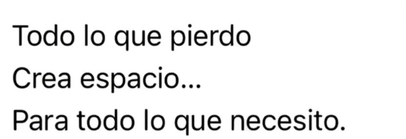 Vacío…