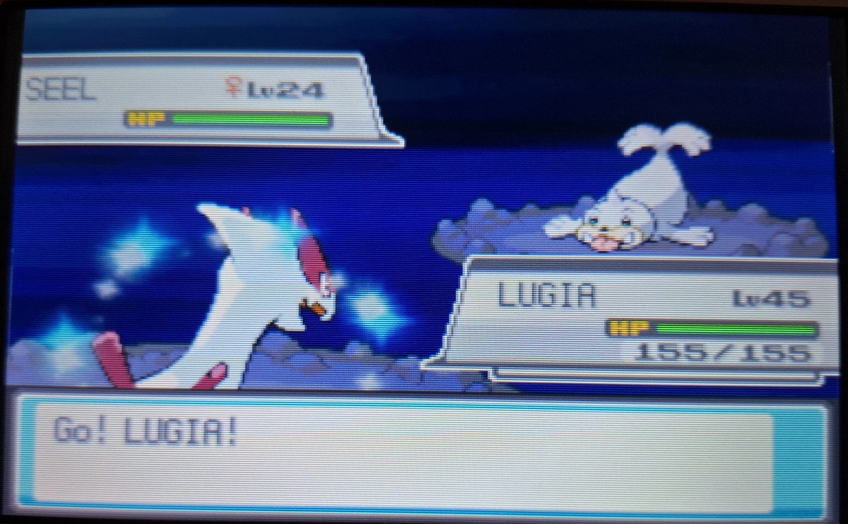 CrimznSH's tweet image. ✨️Shiny Lugia in Pokemon SoulSilver after 6,108 SR's✨️

Caught in a love ball using the infinite battle strategy! 

Member 9 for my SoulSilver SBQ DTQ! 

#Pokemon #ShinyPokemon #SingleSystem #SBQ #DTQ