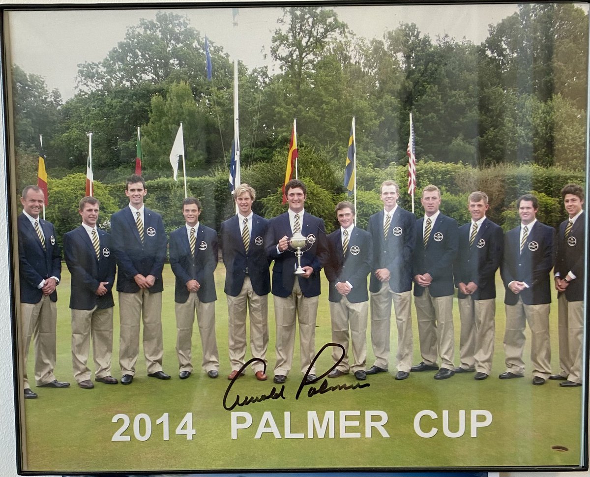 Flashback on #PalmerUmbrella day to this group of #WinnersAtWalton <a href="/waltonheath_gc/">Walton Heath Golf Club</a> 2014. Congrats to <a href="/tomdetry/">Thomas Detry</a> on his maiden <a href="/PGATOUR/">PGA TOUR</a> Win <a href="/WMPhoenixOpen/">WM Phoenix Open</a> and <a href="/JonRahmOfficial/">Jon Rahm Rodriguez</a> T2 on <a href="/livgolf_league/">LIV Golf</a>