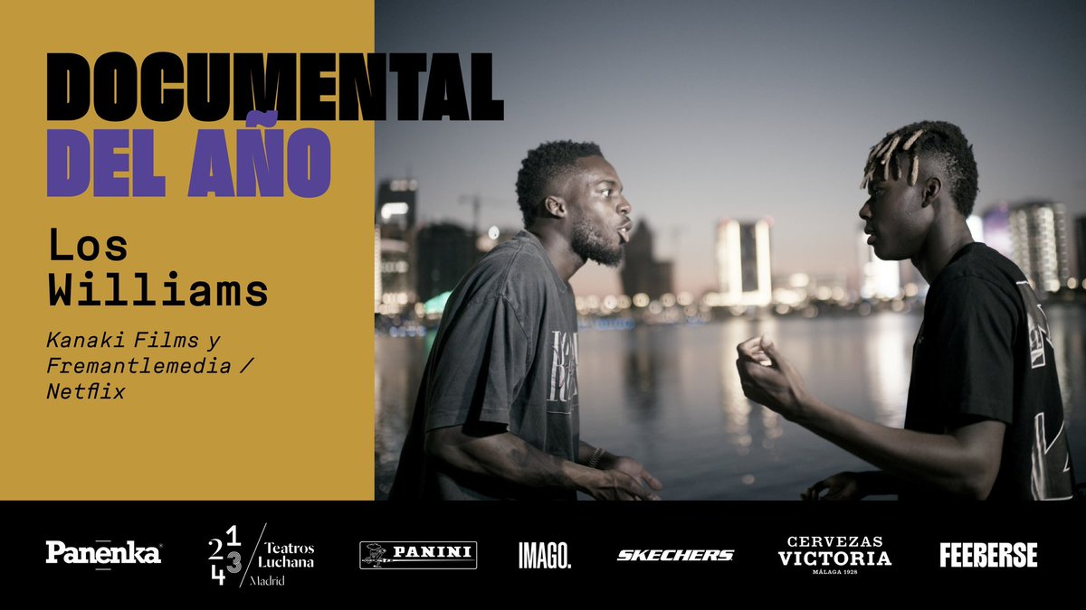 Panenka (@revistapanenka) on Twitter photo 🏆 El premio a Documental del Año en los #PremiosPanenka de 2024 es para Los Williams, dirigido por <a href="/RaudelaFuente/">Raúl de la Fuente</a> y producido por Kanaki Films y <a href="/FremantleESP/">Fremantle España</a>. 🏆 El premio a Documental del Año en los #PremiosPanenka de 2024 es para Los Williams, dirigido por <a href="/RaudelaFuente/">Raúl de la Fuente</a> y producido por Kanaki Films y <a href="/FremantleESP/">Fremantle España</a>.