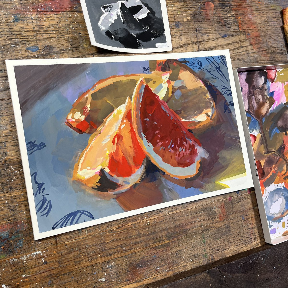 New YouTube gouache demo is up. Full length version available on Patreon. 

youtu.be/coNs3Qe9mIw?si…