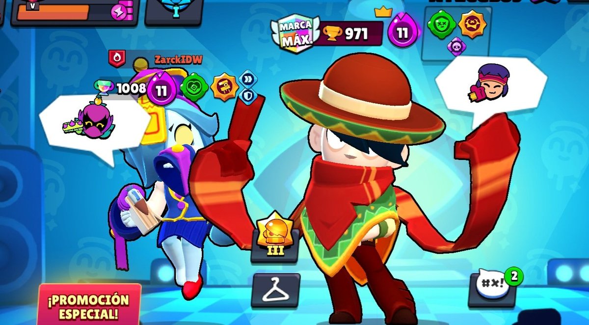 Aquí con mi compa porque pareja no tengo,espero y cuente :> <a href="/BrawlStars/">Brawl Stars</a> #BrawlStars #Brawlentines