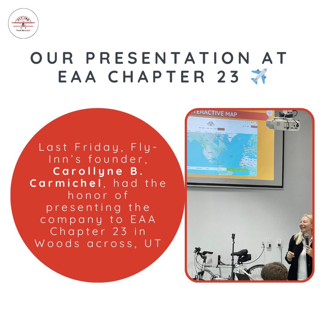 FlyInnLLC's tweet image. A huge thank you to EAA Chapter 23 for welcoming us! If you love the idea of flying in and staying right at the airport, visit Fly-Inn.com and explore a world designed for pilots.

#GeneralAviation #FlyInn #FlyIn #PrivateAviation