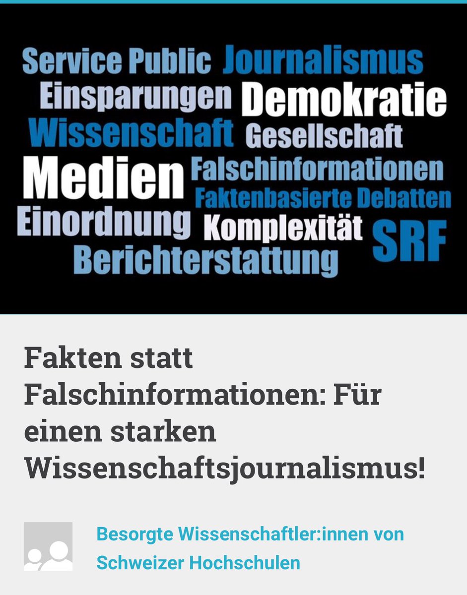 Bitte unterschreiben!

openpetition.eu/!sciencejourna…