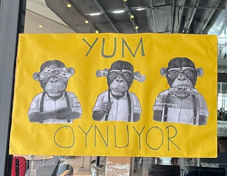 akinmanav's tweet photo. 7000 çalışanın emeğini gasp edip üç maymunu oynayanlar hesap vereceksiniz!!!
#ilkemsahinarastirilsin
#hakkımızıverini̇lkemşahinveyumbrands
#kfcvepizzahutçalışanlarımağdur
#ilkemsahinnerede
#Kfc #pizzahut #ilkemşahin #işgıda
@csgbakanligi
@isikhanvedat
@adalet_bakanlik
@yilmaztunc https://t.co/3GAjziw48X