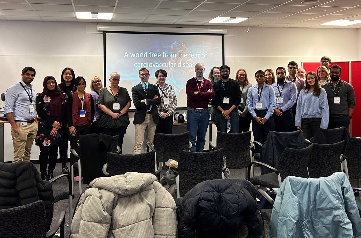 Prof Chris P Gale (@cpgale3) on Twitter photo Today we hosted <a href="/TheBHF/">British Heart Foundation</a> for a #FINDAF lab visit <a href="/LIDA_UK/">Leeds Institute for Data Analytics</a> <a href="/UniLeeds/">University Of Leeds</a>
Wonderful for the clinical & academic team to present our BHF funded research of data, #AI & pilot implementation <a href="/WYpartnership/">West Yorkshire Health and Care Partnership</a> <a href="/cardiorespLTHT/">Cardio-Respiratory - LTHT</a>
<a href="/NHSWYRD/">West Yorkshire R&D</a> <a href="/Dr_R_Nadarajah/">Ramesh Nadarajah</a> <a href="/BHFpolicy/">BHF Policy</a> #NHS #AFib <a href="/LDShospcharity/">Leeds Hospitals Charity</a> Today we hosted <a href="/TheBHF/">British Heart Foundation</a> for a #FINDAF lab visit <a href="/LIDA_UK/">Leeds Institute for Data Analytics</a> <a href="/UniLeeds/">University Of Leeds</a>
Wonderful for the clinical & academic team to present our BHF funded research of data, #AI & pilot implementation <a href="/WYpartnership/">West Yorkshire Health and Care Partnership</a> <a href="/cardiorespLTHT/">Cardio-Respiratory - LTHT</a>
<a href="/NHSWYRD/">West Yorkshire R&D</a> <a href="/Dr_R_Nadarajah/">Ramesh Nadarajah</a> <a href="/BHFpolicy/">BHF Policy</a> #NHS #AFib <a href="/LDShospcharity/">Leeds Hospitals Charity</a>