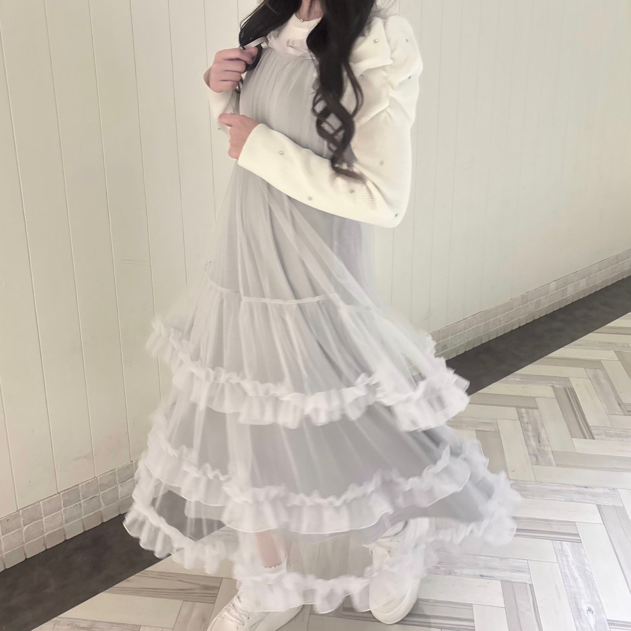 evelyn リボンキャミギャザーop ハート透かしビジューtp evelyn リボンキャミギャザーop ハート透かしビジューtp evelyn