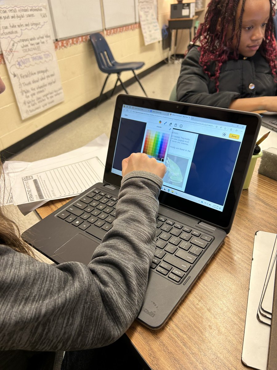 PamRountree's tweet photo. My 4th graders are becoming tech experts 🤩 with publishing their research using @BookCreatorApp and podcasts with @canva! #freyelementary @lbailey801 @TiffanyHourigan @Mrs_C_Harvey https://t.co/rgDp8Y2z7a