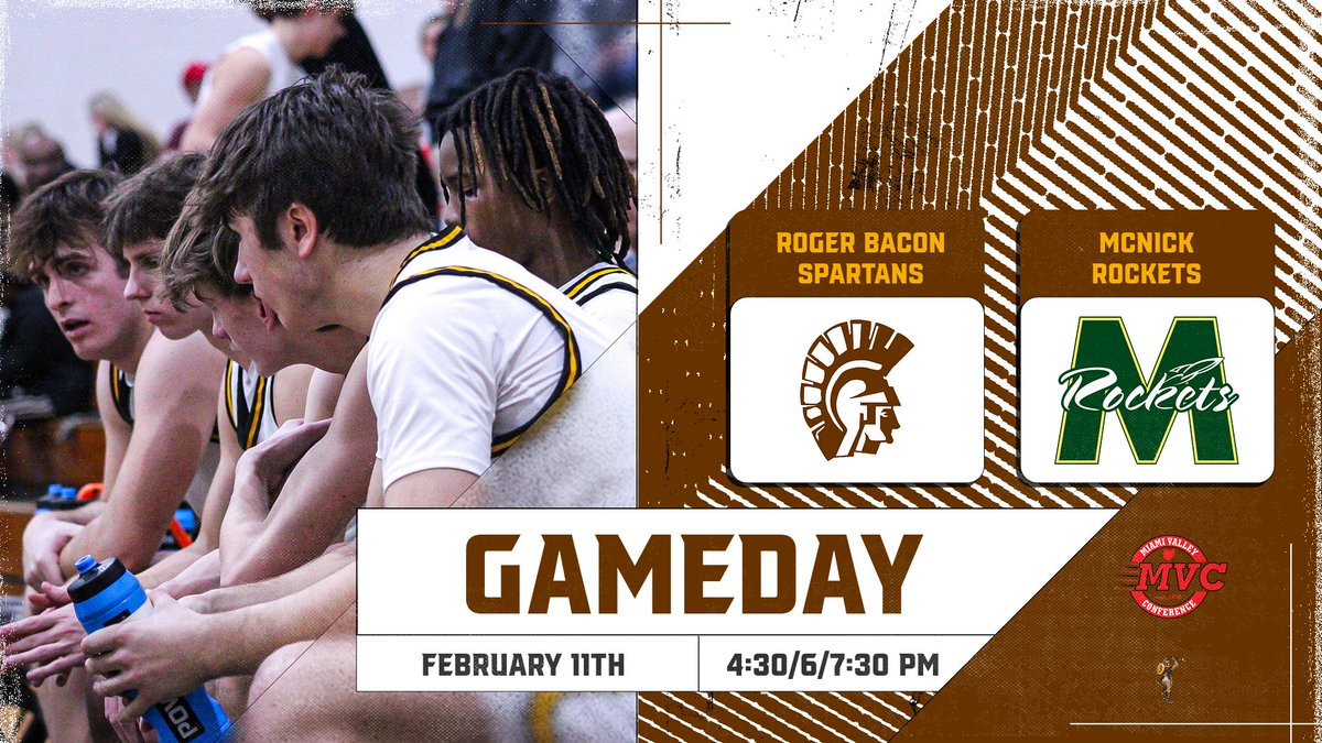 Roger Bacon Athletics (@rbspartans) on Twitter photo Boys Basketball travels to McNick tomorrow for their final regular season road game!
⌚ 4:30/6/7:30 PM
💻 tinyurl.com/2rvbp85w
#HailSpartans | <a href="/RB_SpartanHoops/">Roger Bacon Boys Basketball</a> Boys Basketball travels to McNick tomorrow for their final regular season road game!
⌚ 4:30/6/7:30 PM
💻 tinyurl.com/2rvbp85w
#HailSpartans | <a href="/RB_SpartanHoops/">Roger Bacon Boys Basketball</a>