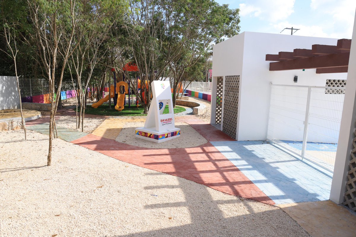 Así de bonito está quedando el nuevo 𝗽𝗮𝗿𝗾𝘂𝗲 𝗶𝗻𝗳𝗮𝗻𝘁𝗶𝗹 🛝 𝗱𝗲 𝗹𝗮 𝗖𝗼𝗹. 𝗟𝗮 𝗚𝘂𝗮𝗱𝗮𝗹𝘂𝗽𝗮𝗻𝗮, en 𝗖𝗶𝘂𝗱𝗮𝗱 𝗠𝘂𝗷𝗲𝗿𝗲𝘀, donde mis niñas y niños vivirán momentos inolvidables ✨

#SigamosTransformando🩷 #4TENEA