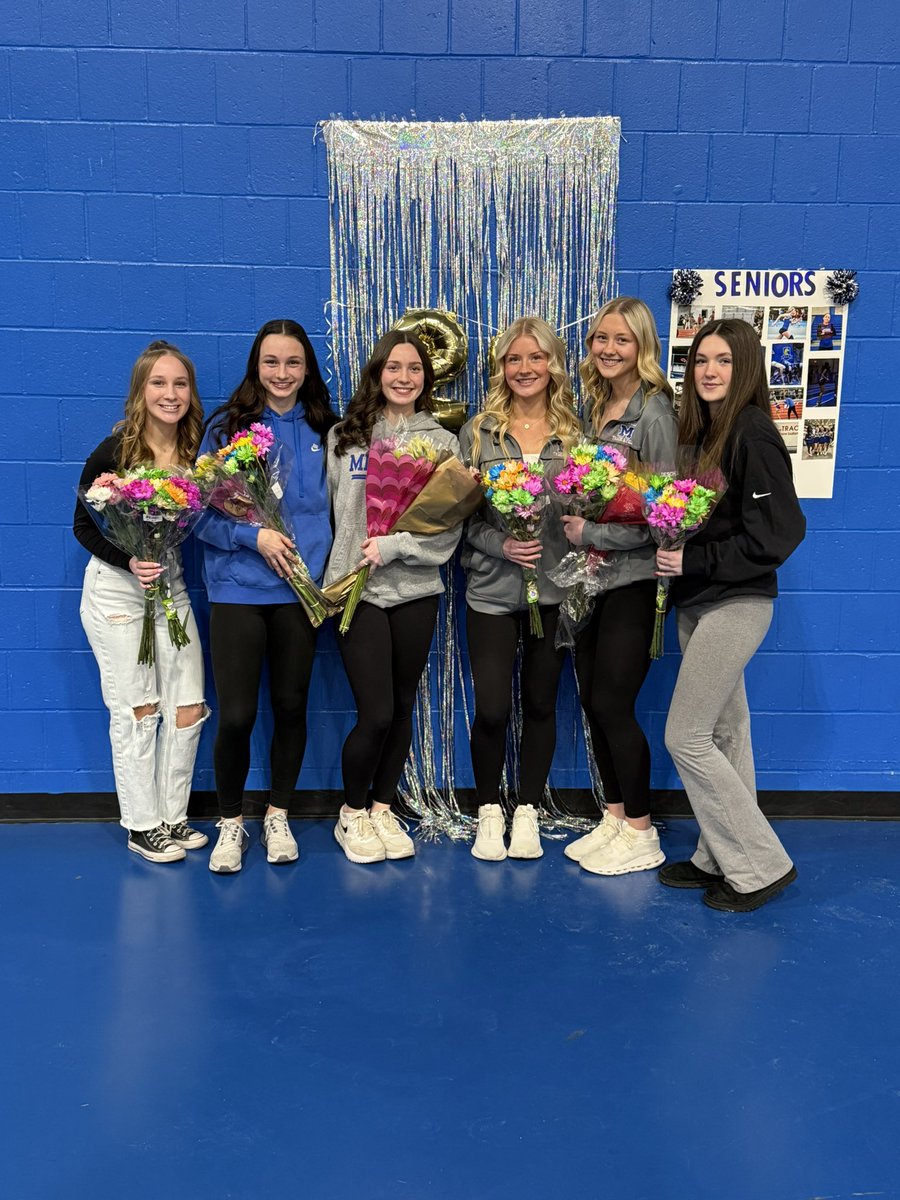 Tonight we celebrated our six seniors!! We are so proud of you all 💙 thank you to all of our senior families for your constant support of these girls. You have raised amazing young women! Thank you to <a href="/MethuenHighAD/">Tom Ryan</a> and <a href="/rangersbball1/">Methuen High School Girls Basketball</a> for helping us celebrate #family