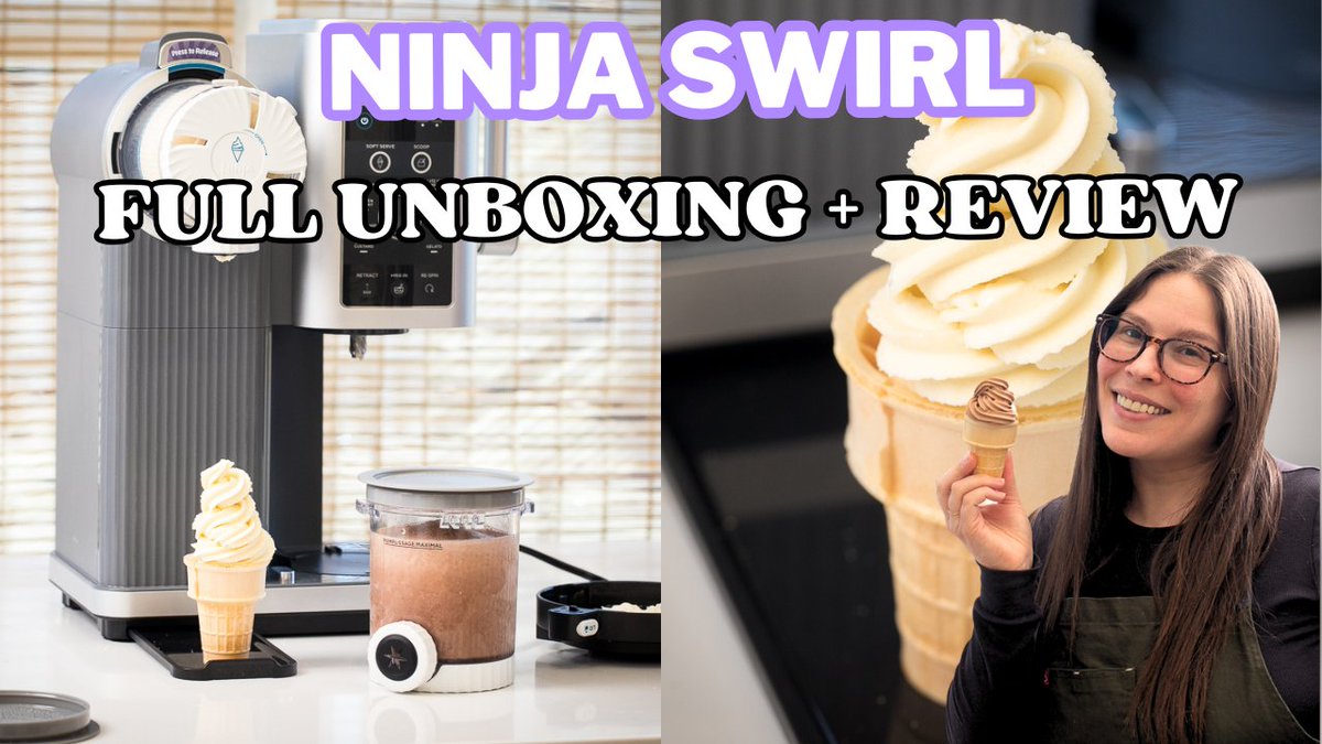 Ninja Swirl Unboxing and Review plus How to Clean After Making Vanilla a... youtu.be/uSTG7kst-Zg?si… via <a href="/YouTube/">YouTube</a>