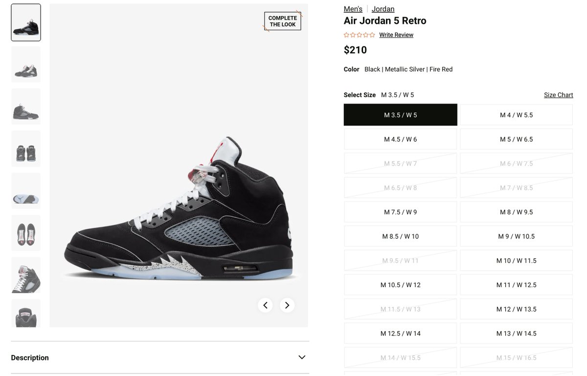 EldenMonitors's tweet image. AD:  Mens Air Jordan 5 &apos;Black Metallic&apos; on Snipes

- Refresh and keep trying

&amp;gt;&amp;gt;eldenmonitors.com/url/6HV9VKgs