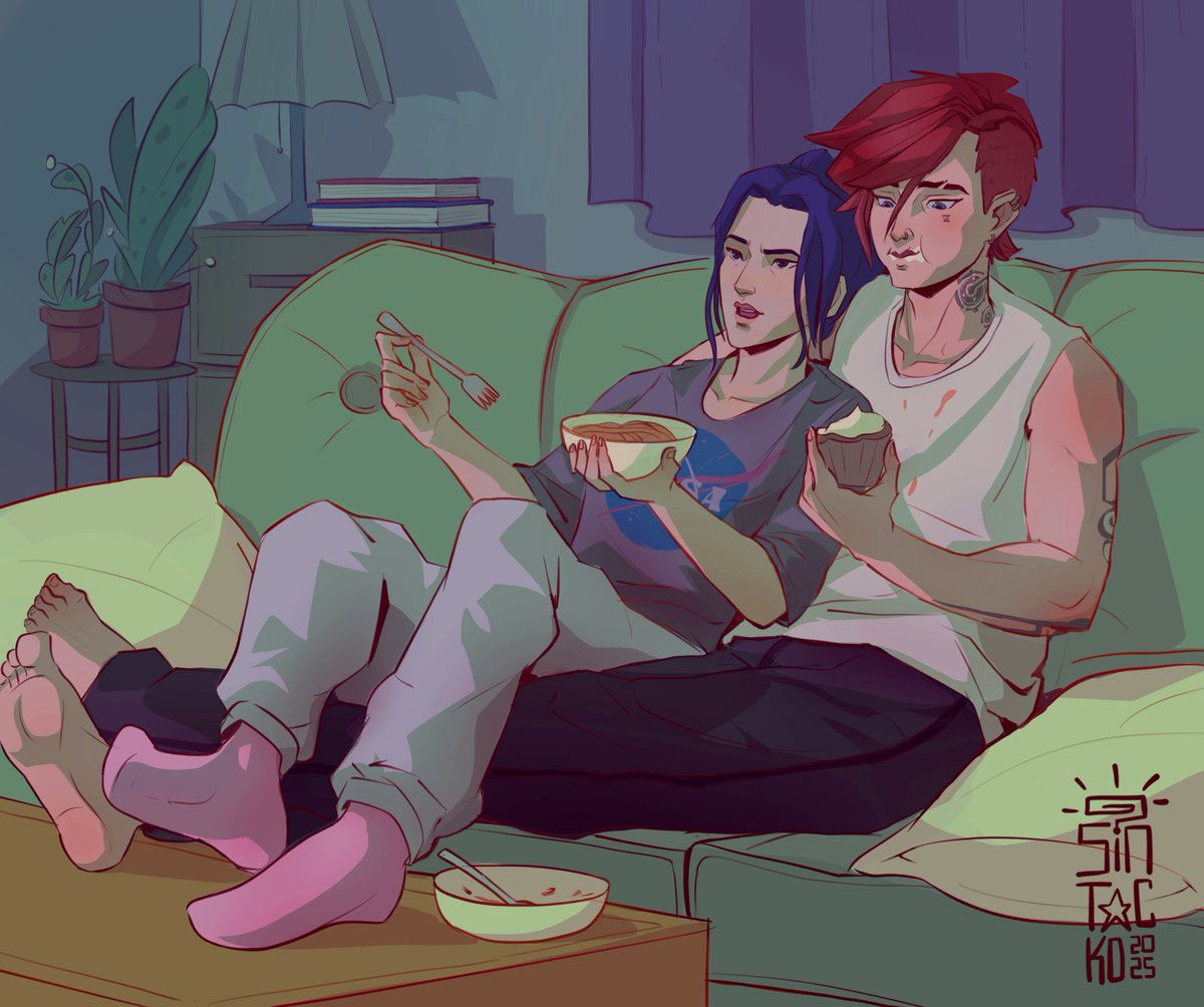 casually eating pasta after doing the most unholy things #caitvi #caitvinasafic