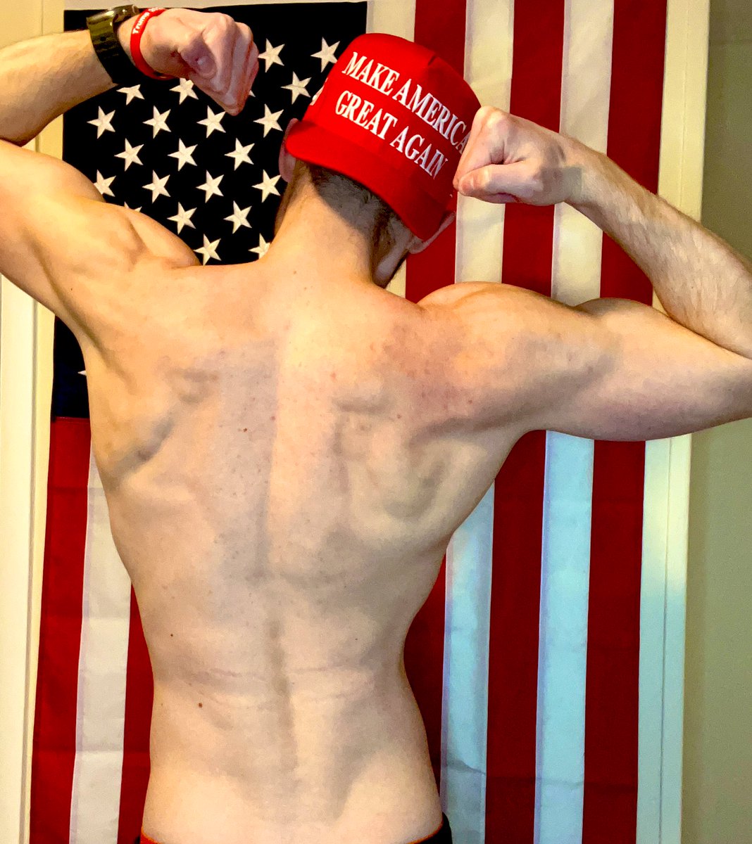 American1776Boy's tweet photo. America is so BACK. We are BACK. So fucking Proud. America is Great Again. #Alpha #findom #cashmaster #finsub #hierarchy #finsub #boys #muscle #MAGA https://t.co/t0TJMV4fmw
