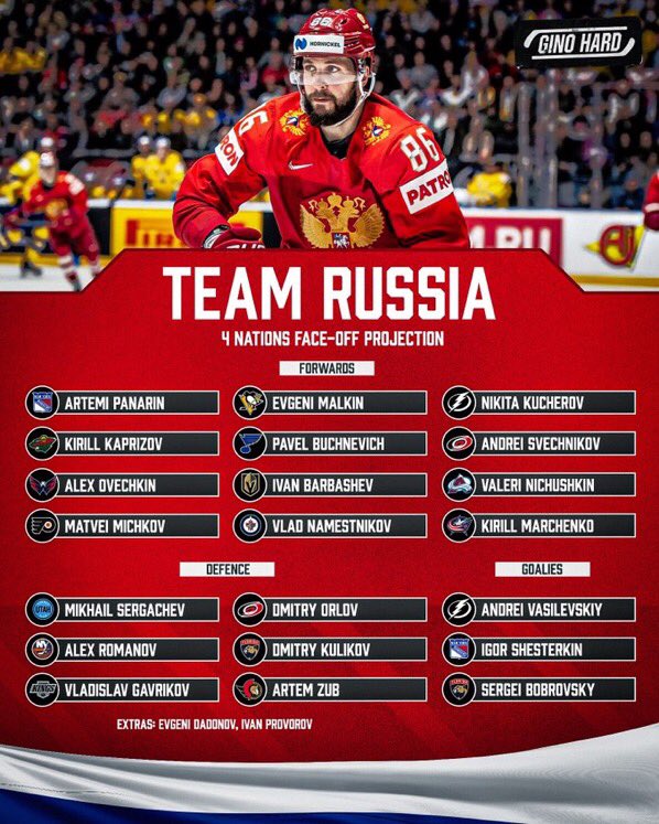 PeterStHabs's tweet photo. Keeping Team Russia out of The  #4Nations Hockey Tournament is a travesty and an insult to Russian Federation NHL players. 

POLITICS and LBGTQ+DEI social agendas should be banned in sports. Period!! https://t.co/mGZ6EYBtSi