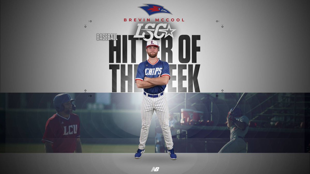 Brevin McCool in four games against Sul Ross State: 

⚾️ .625 BA
⚾️ .1750 SLG
⚾️ 13 runs scored

🏅LSC HITTER OF THE WEEK 🏅

📰: lcuchaps.com/news/2025/2/10…