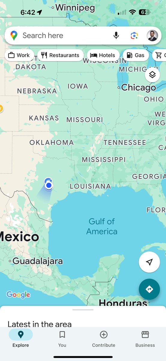 Google maps now shows Gulf of America