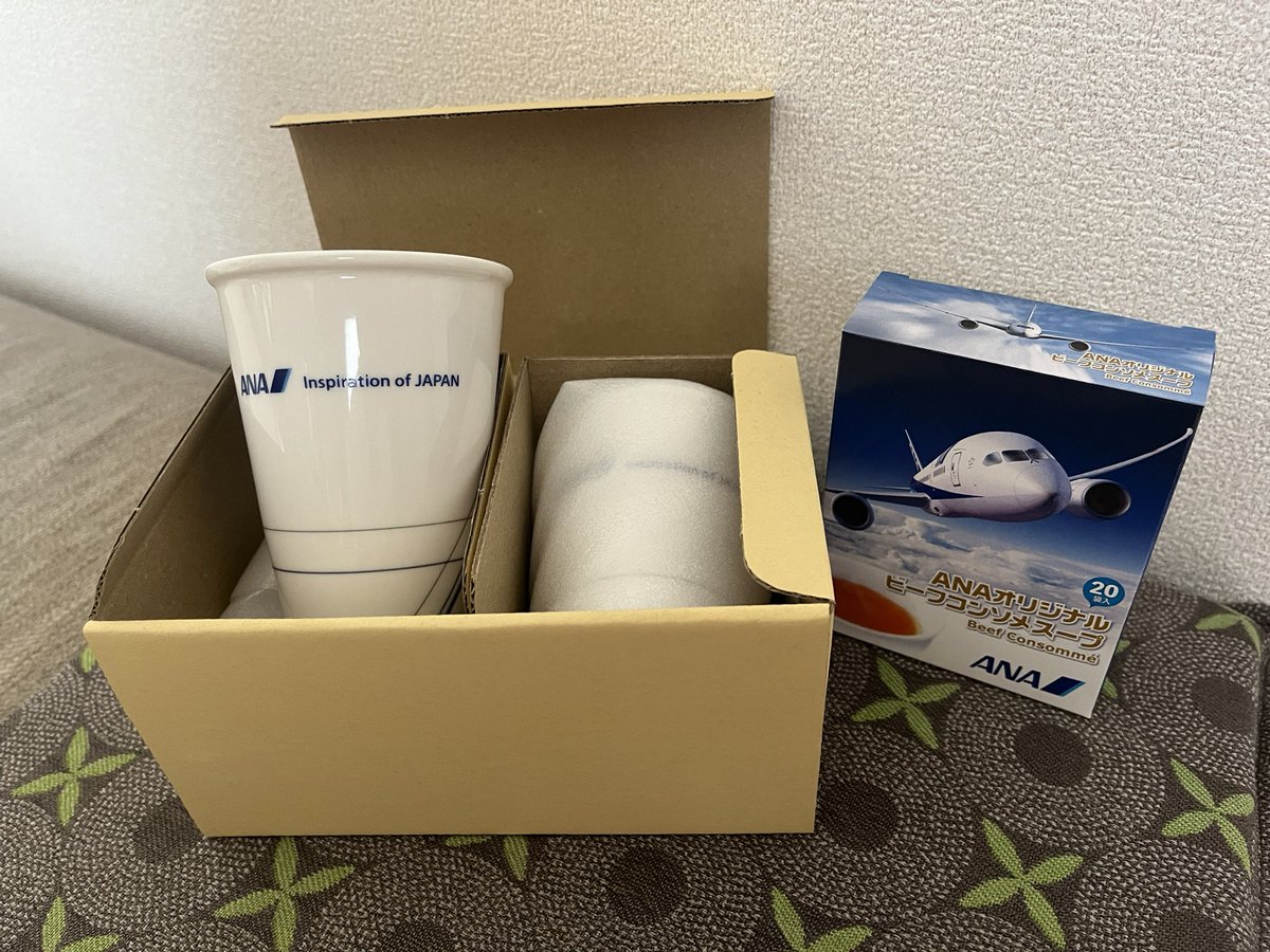 1週間振りに自宅に帰ったらANA紙コップ陶器マグが到着してた 1週間振りに自宅に帰ったらANA紙コップ陶器マグが到着してた