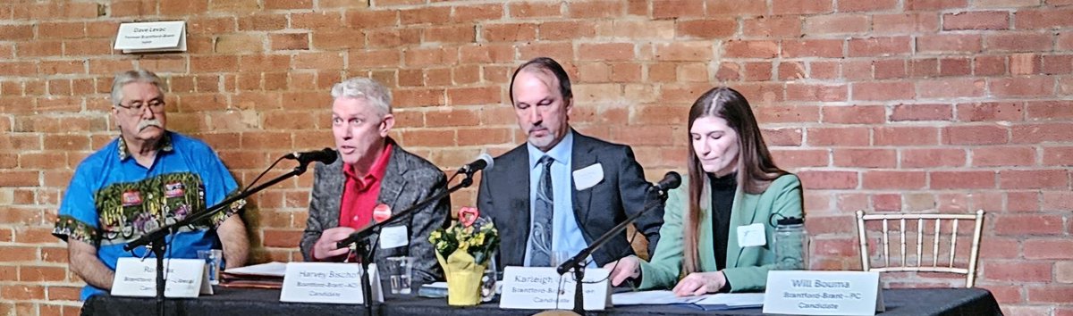 Where’s Will? Brantford/Brant Major Party Candidates Debate the State of Education: Absent Sitting MPP Will Bouma