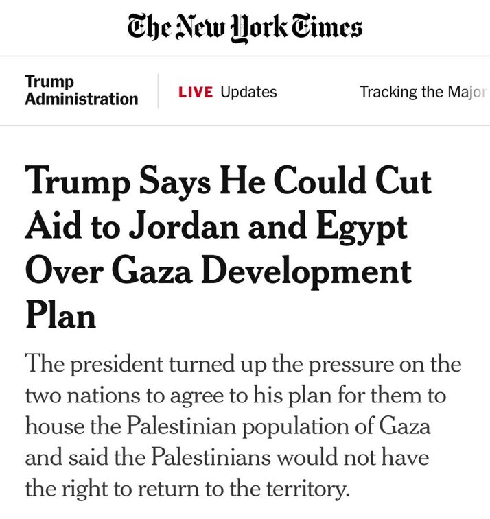 IT’S CALLED ETHNIC CLEANSING NOT “GAZA DEVELOPMENT PLAN” YOU PATHETIC LYING HACKS <a href="/nytimes/">The New York Times</a>